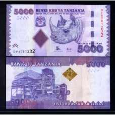 Танзания 5000 шиллингов 2010г.